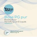 Vape247 Liquid Base 250ml 0mg 100% PG Propylenclycol -...
