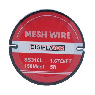 Mesh Wire SS316L 1,5m Edelstahl - Digiflavor