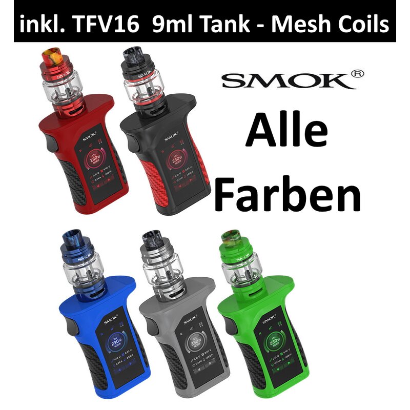Mag P3 Starter-Set Kit E-Zigarette inkl. TFV 16 9ml Tank Mesh - SMOK, 89,95  €