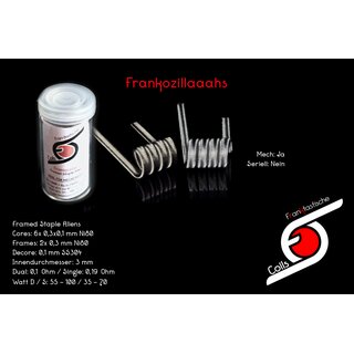 2x Frankozilla V1 Framed Staple Alien Coils (2er Pack) - Franktastische Coils