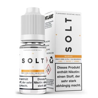 Mango - 10ml Nikotinsalz Liquid - SOLT