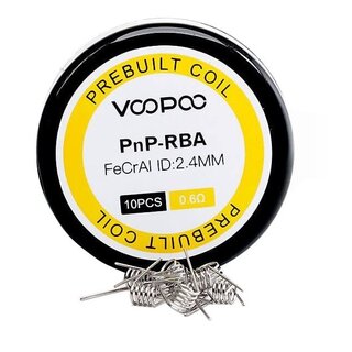 10x PnP RBA Prebuilt Coils 0.6O FeCrAI  für RBA Vinci,Vinci R Kit Mod POD - Voopoo