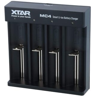 MC4  - Ladegerät für Li-Ion-Akkus 3,6V/3,7V inkl. USB-Kabel - Xtar