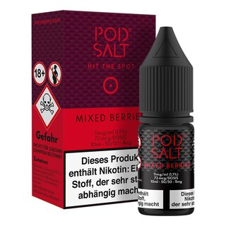 Mixed Berries - Pod Salt 10ml Liquid - PodSalt