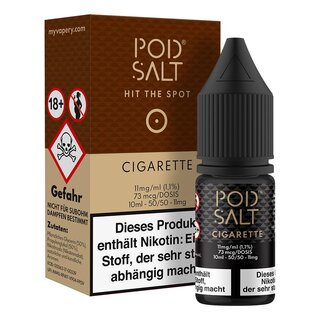 Cigarette - Pod Salt 10ml Liquid - PodSalt