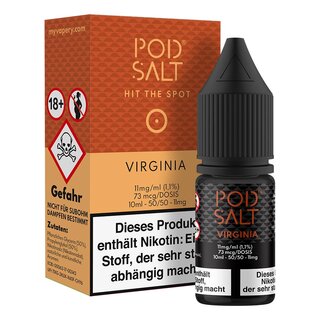Virginia - Pod Salt 10ml Liquid - PodSalt