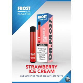 Strawberry Ice Cream - 20mg/ml / 575 Puffs - Dr. Frost