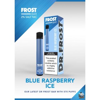 Blue Raspberry Ice - 20mg/ml / 575 Puffs - Dr. Frost