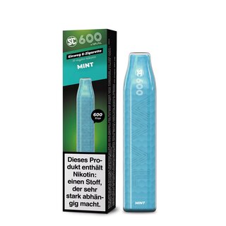 SC 600 - Mint - Einweg E-Zigarette - 17mg/ml Nik-Salt 420mAh - SC