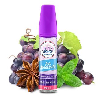 Grape Star Ice - Moments - 20ml Aroma Longfill in 60ml - Dinner Lady