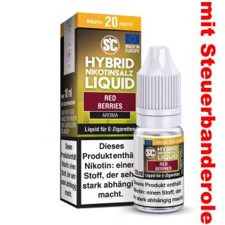 Red Berries - 10ml Hybrid Nicsalt Nikotinsalz Liquid - SC 10 mg/ml