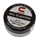 10x MTL Clapton 0,92Ohm Nichrome - Coilology