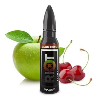 Sour Cherry & Apple - Black Edition - 15ml Aroma Longfill f. 60ml - Riot Squad