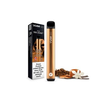 Vuse GO Creamy Tobacco 20mg Einweg E-Zigarette STEUERWARE