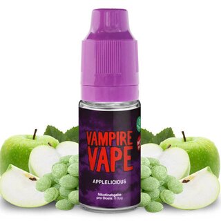 Applelicious 10ml 0mg Fertig-Liquid - Vampire Vape