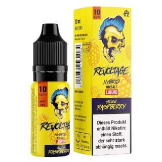 Yellow Raspberry - 10ml Hybrid Nicsalt Nikotinsalz Liquid STEUERWARE - Revoltage 10 mg/ml