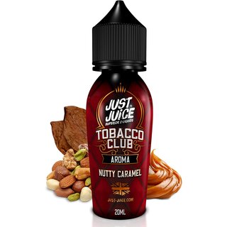 Nutty Caramel Tobacco - 20ml Aroma Longfill f. 60ml - Just Juice