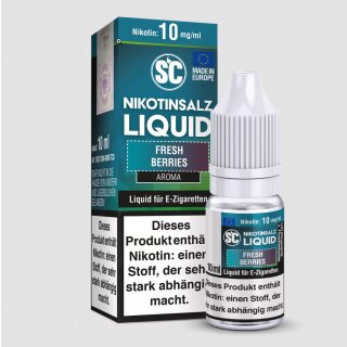 Fresh Berries - 10ml Nikotinsalz Liquid sucralosefrei - SC 20 mg/ml