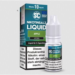 Apple - 10ml Nikotinsalz Liquid sucralosefrei - SC