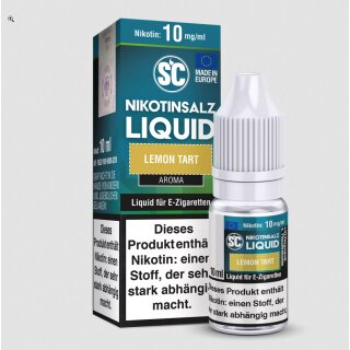 Lemon Tart - 10ml Nikotinsalz Liquid sucralosefrei - SC 20 mg/ml