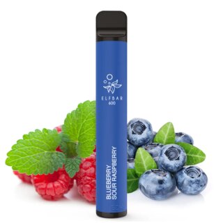 Elfbar 600 Blueberry Sour Raspberry 20mg Nic-Salt Nikotinsalz - ELFBAR