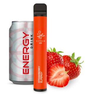 Elfbar 600 Strawberry Elfergy 0mg Nic-Free NIKTONFREI - ELFBAR