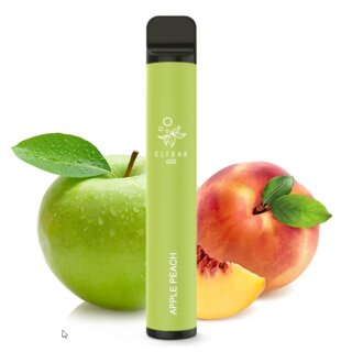 Elfbar 600 Apple Peach 0mg Nic-Free NIKTONFREI - ELFBAR