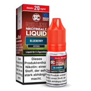 Blueberry - RedLine - 10ml Intense NicSalt Liquid - SC