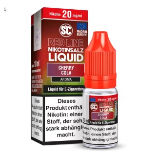 Cherry Cola - RedLine - 10ml Intense NicSalt Liquid - SC 10 mg/ml