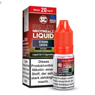 Strong Cassis - RedLine - 10ml Intense NicSalt Liquid - SC 10 mg/ml