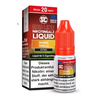 Orange Vanilla - RedLine - 10ml Intense NicSalt Liquid - SC 10 mg/ml