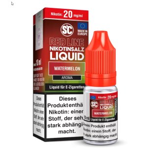 Watermelon - RedLine - 10ml Intense NicSalt Liquid - SC 10 mg/ml