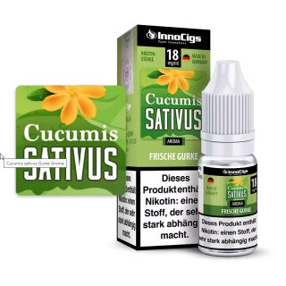 Cucumis Sativus Frische Gurke - 10ml Liquid - InnoCigs 18 mg/ml