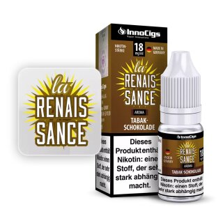 La Renaissance Tabak-Schoko - 10ml Liquid - InnoCigs 18 mg/ml
