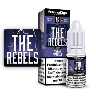 The Rebels Tabak-Vanille - 10ml Liquid - InnoCigs 18 mg/ml