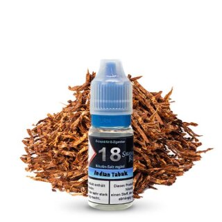Indian Tabak - 10ml NicSalt Liquid 18mg/ml Nikotinsalz - Shadow Burner