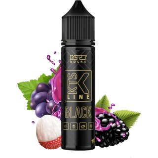 KTS Line - Black - 10ml Longfill-Aroma f.60ml - KTS Rocks