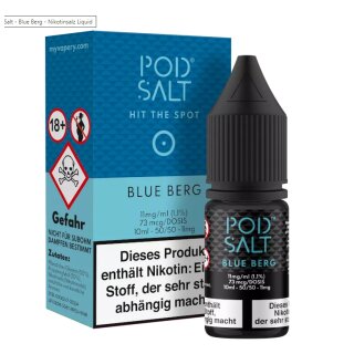 Blue Berg - Pod Salt Core NicSalt Liquid SW - PodSalt 11 mg/ml