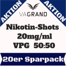 20x 10ml Nikotinshots MADE IN GERMANY 20mg VPG 50:50...