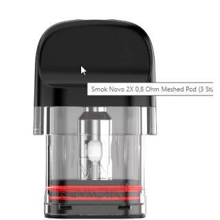 3x Novo 2x Ersatz-Pods 0.8 Ohm - SMOK