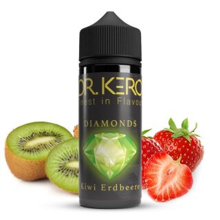 Kiwi Erdbeere - Diamonds - 10ml Longfill-Aroma f. 120ml - Dr.Kero