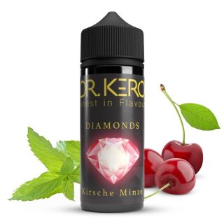 Kirsche Minze - Diamonds - 10ml Longfill-Aroma f. 120ml - Dr.Kero