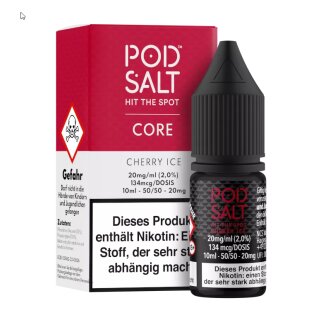 Cherry Ice - Pod Salt Core NicSalt Liquid SW - PodSalt 20 mg/ml