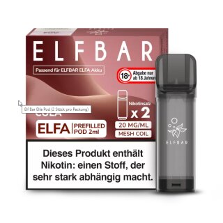 2x ELFA Pods - Cola - Elfbar