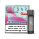 2x ELFA Pods - Blueberry Cotton Candy 20mg NicSalt - Elfbar