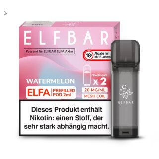 2x ELFA Pods - Watermelon - Elfbar