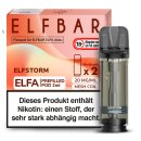 2x ELFA Pods - Elfstorm / Elfergy / Energy 20mg NicSalt -...