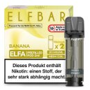 2x ELFA Pods - Banana 20mg NicSalt - Elfbar