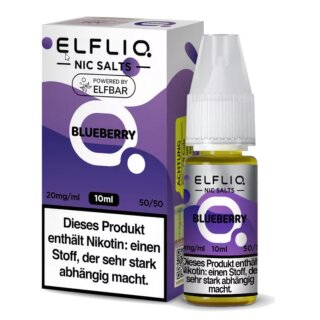 Blueberry - 10ml Premium NicSalt Liquid Nikotinsalz - ELFBAR 20 mg/ml