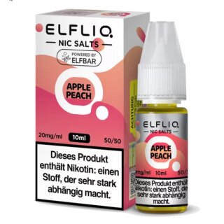 Apple Peach - 10ml Premium NicSalt Liquid Nikotinsalz - ELFBAR